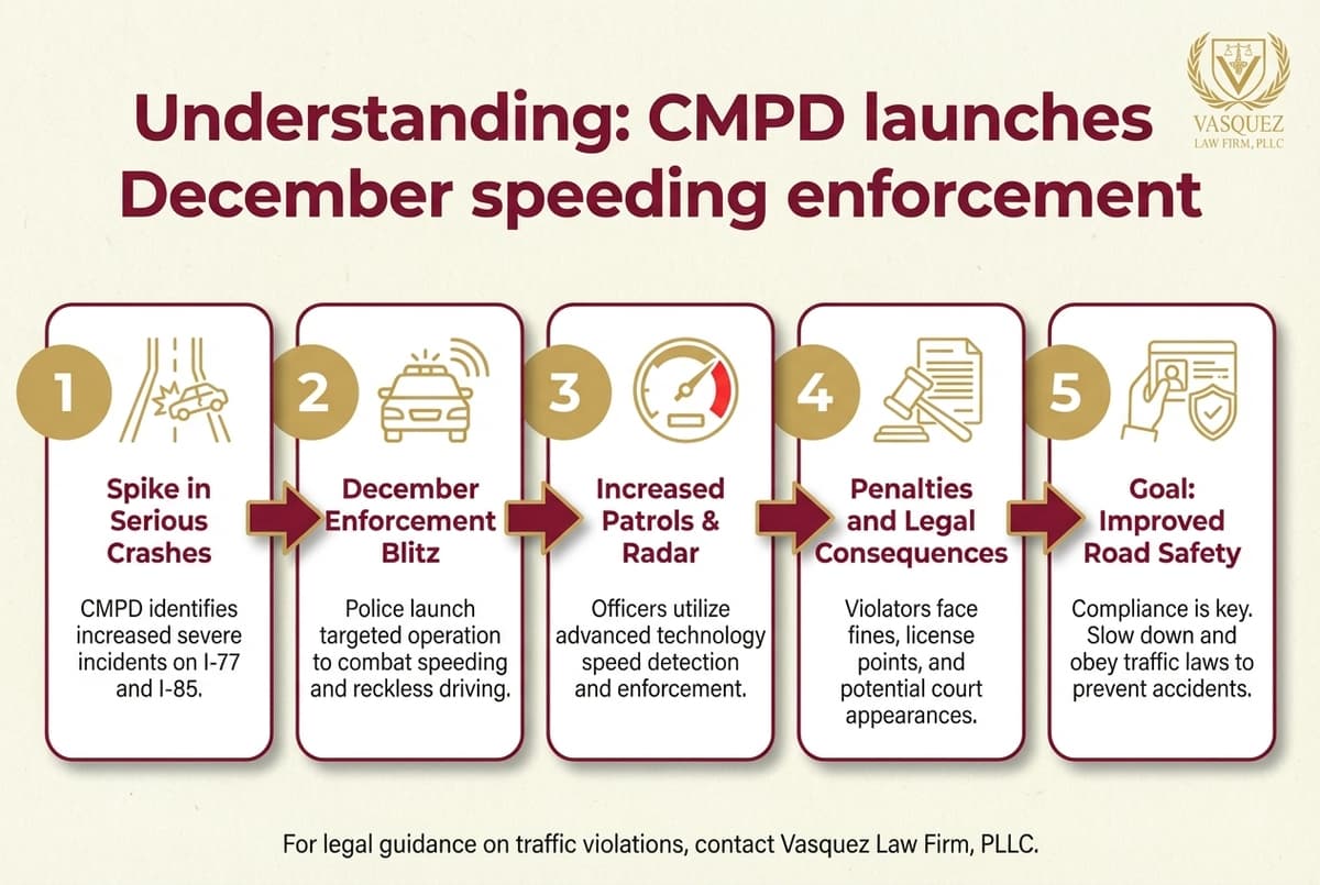 Process Timeline for CMPD Launches December Speeding Enforcement Blitz: What You Need to Know