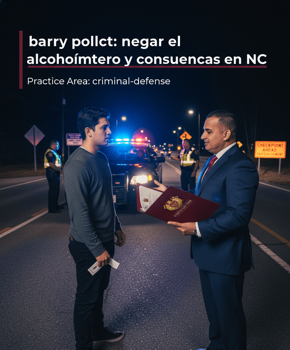 What Happens When You Refuse a Breathalyzer Test in NC