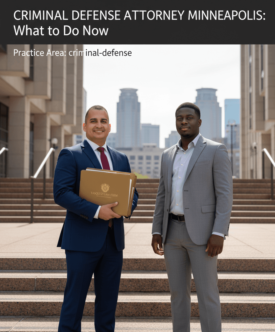 What to Do When Facing Criminal Charges in Minneapolis Right Now