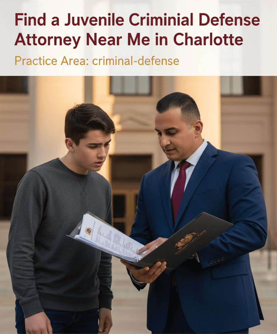 Find a Juvenile Criminal Defense Attorney Near Me in NC