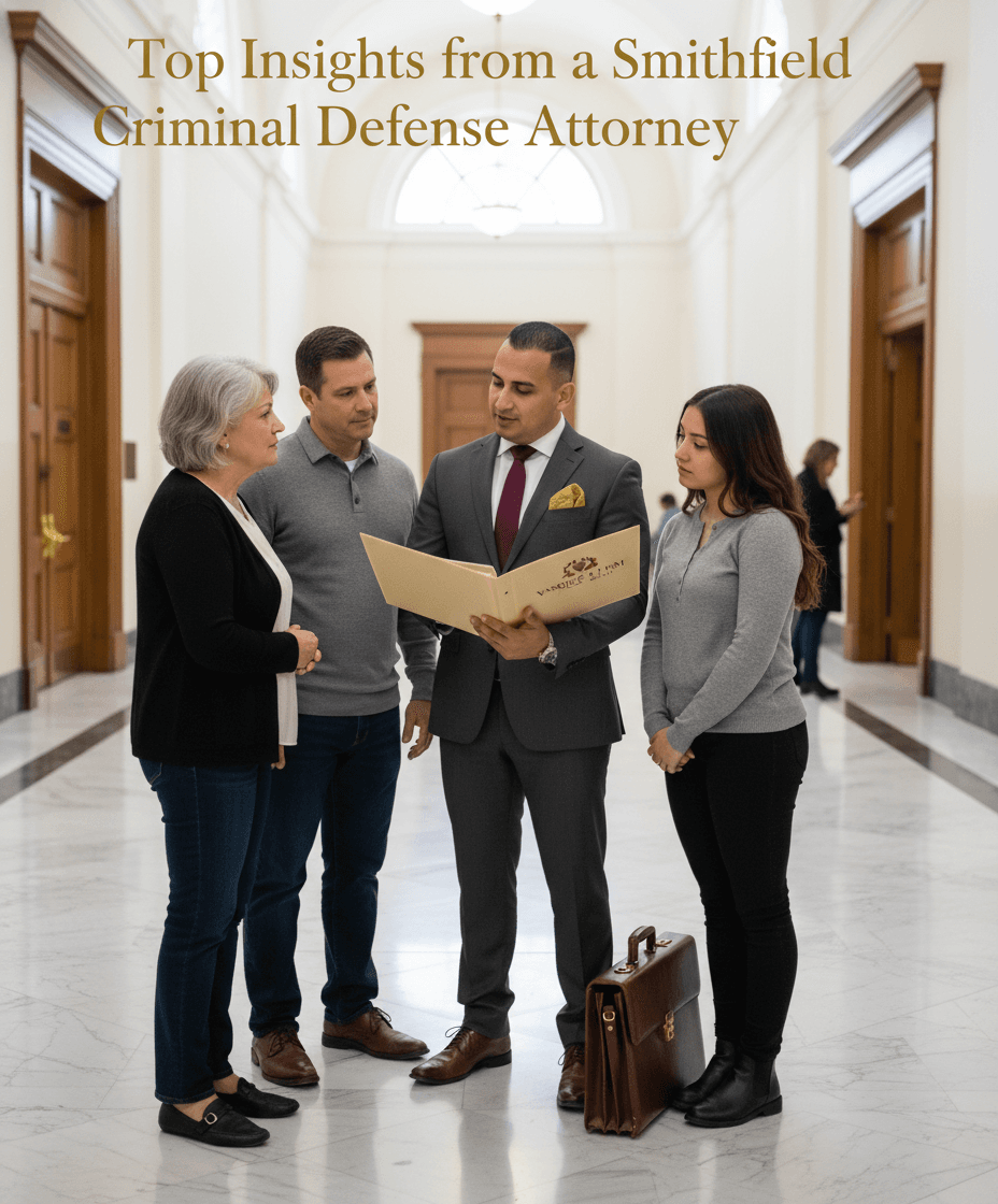 Top Insights from a Smithfield Criminal Defense Attorney