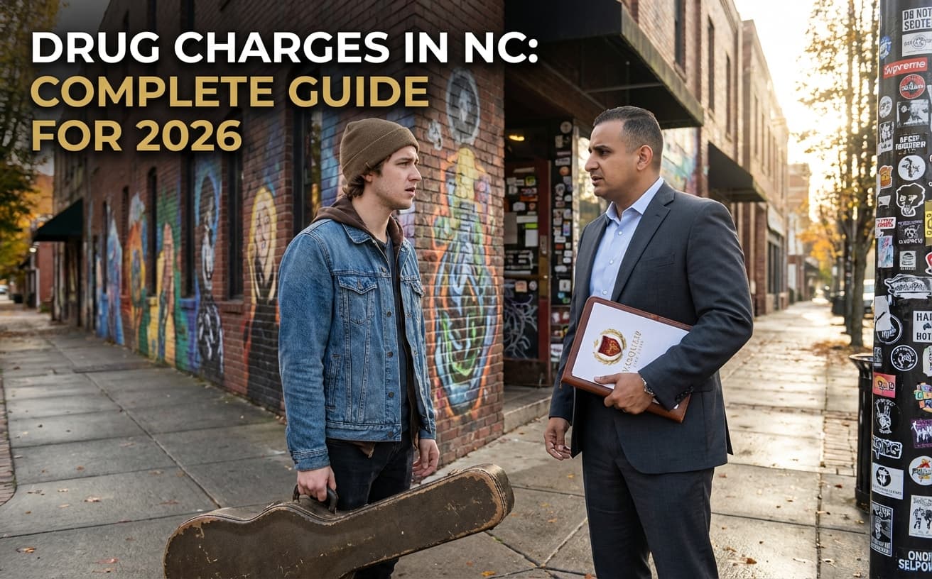 Cargos por Drogas en Carolina del Norte: Guía Completa para 2026