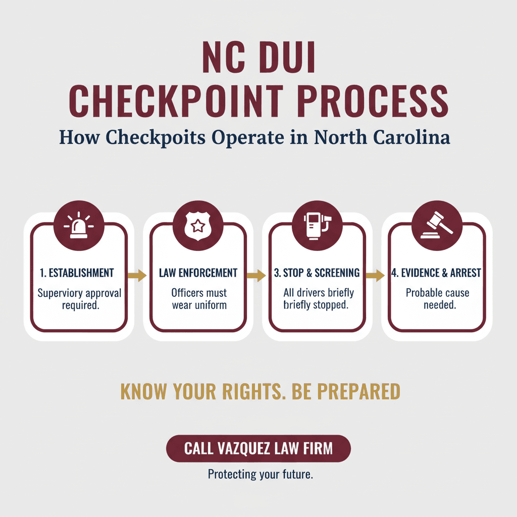 Estadísticas Clave y Datos para Entendiendo las Leyes de Puntos de Control DUI en Carolina del Norte