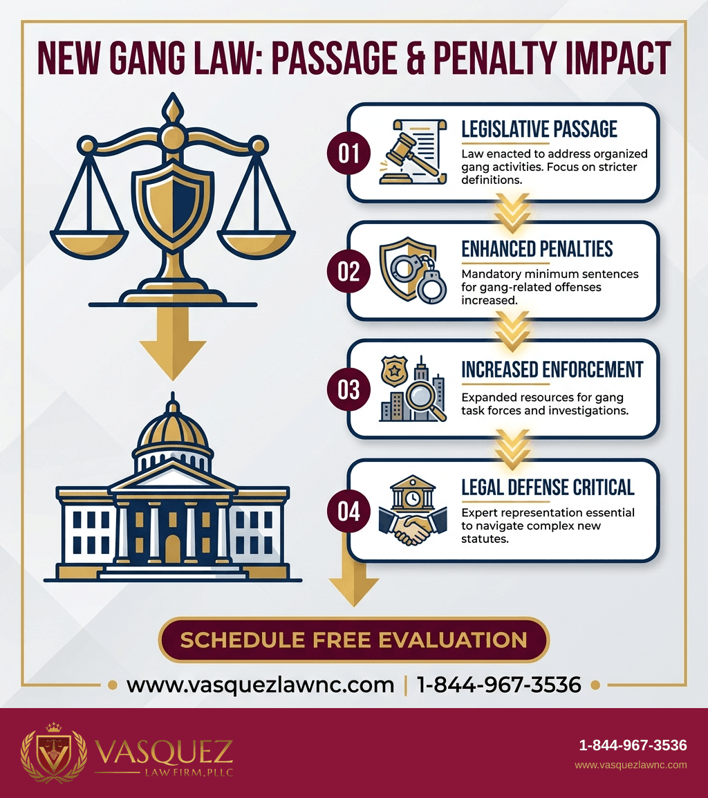 Visual Guide 1 for How Jaleeyah's Law Changes NC Gang Crime Punishments in 2026