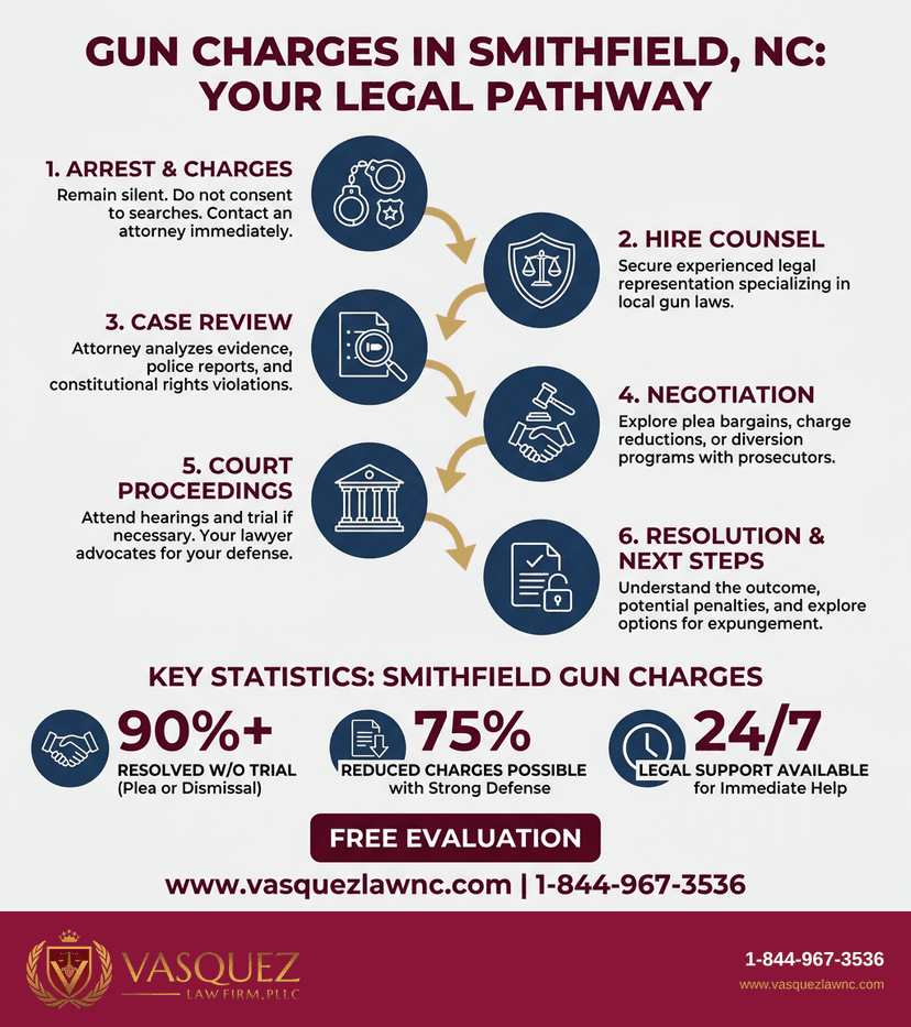 Process Timeline for What Happens with Gun Charges in Smithfield NC in 2026?: May 2026 Update