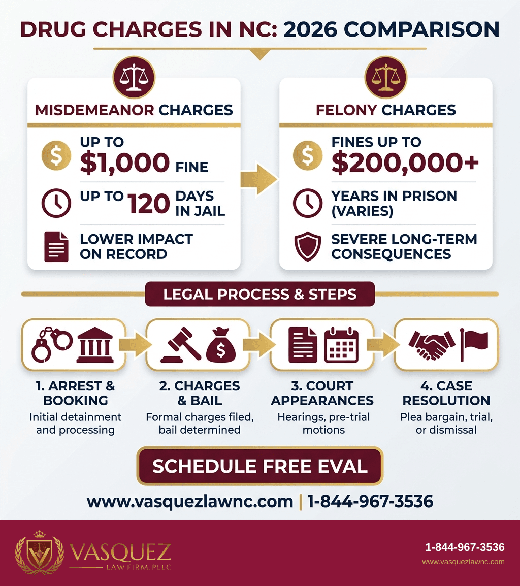 Visual Guide 2 for What Are Drug Charges and How Do They Work in 2026