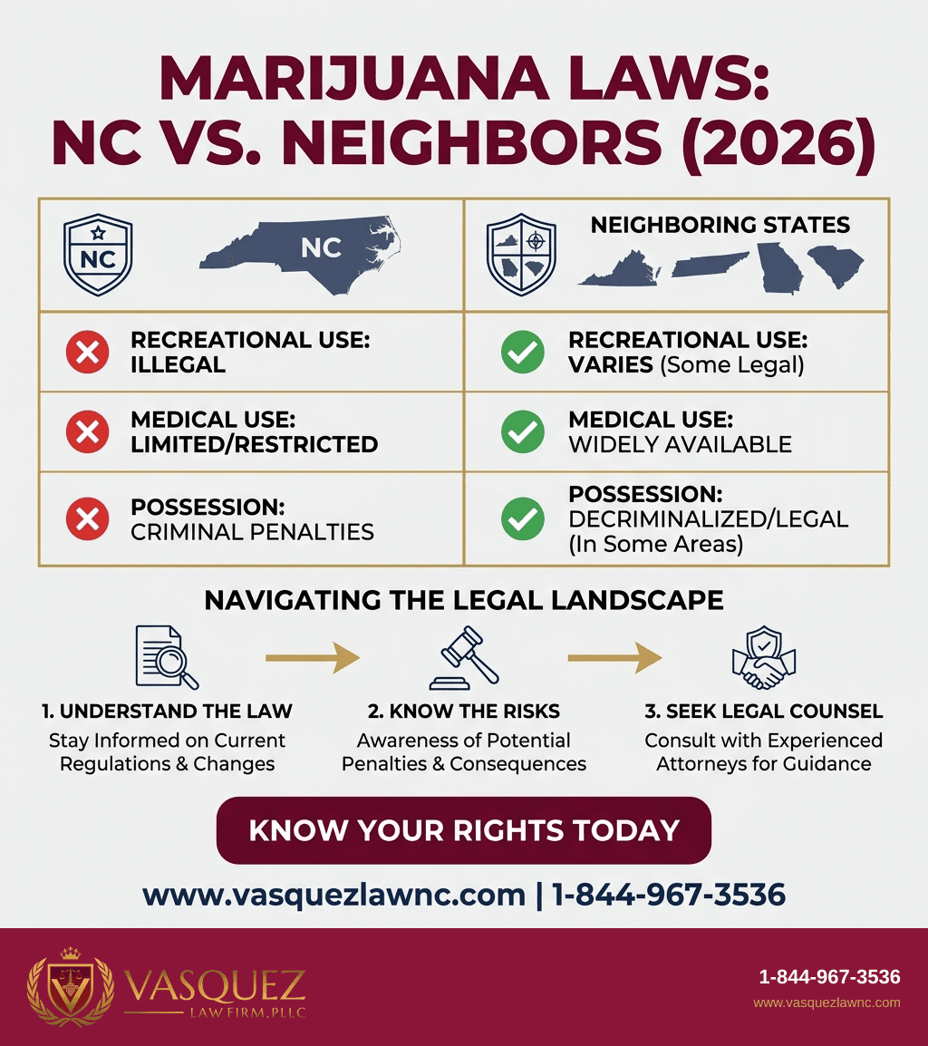 Visual Guide 2 for What Are Marijuana Laws in North Carolina in 2026?