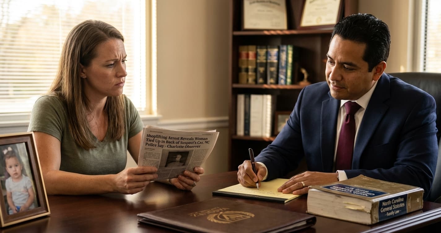 How a Shoplifting Arrest Can Affect Child Custody in NC