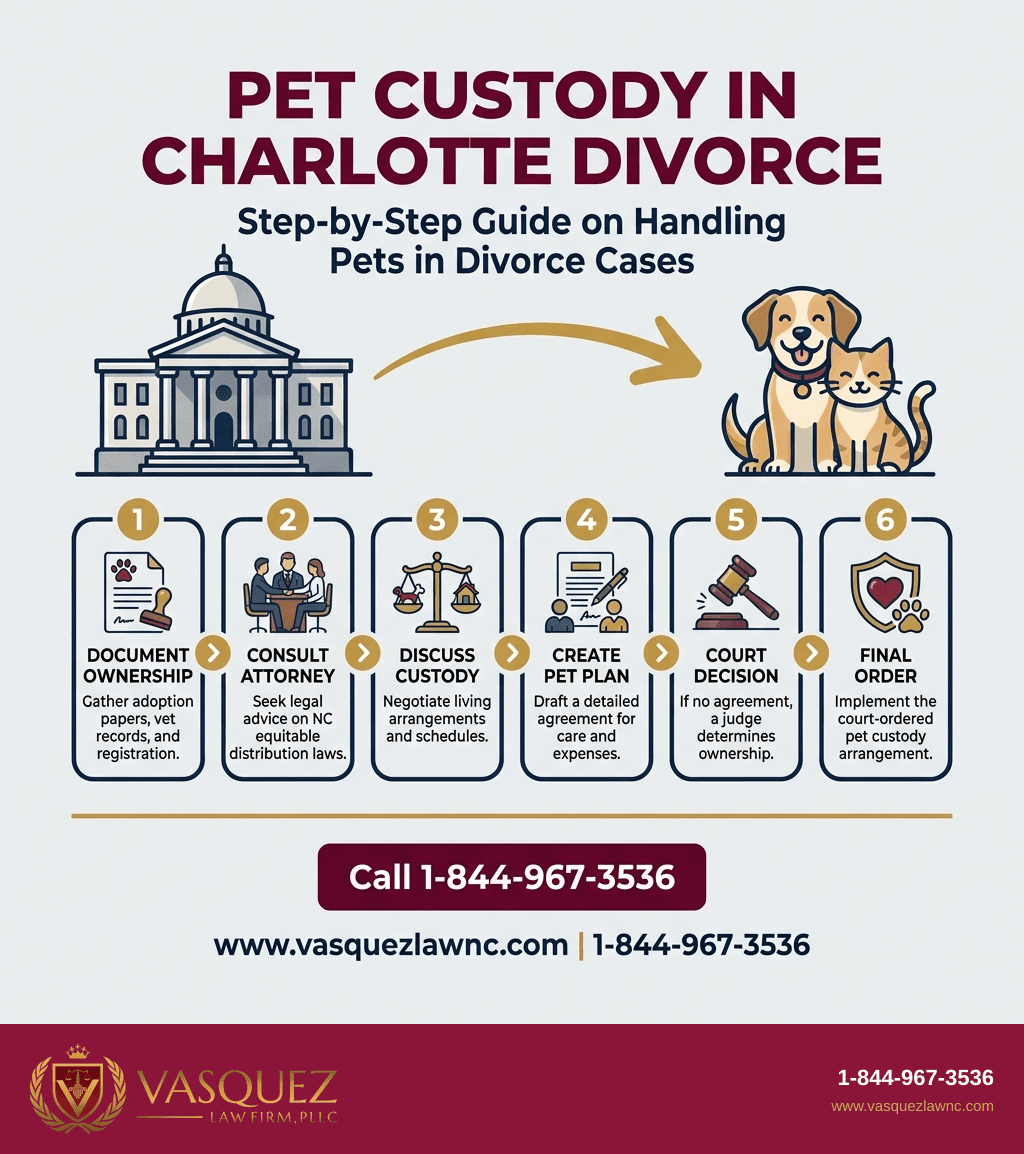 Visual Guide 1 for How Divorce and Pets Are Handled in Charlotte in 2026