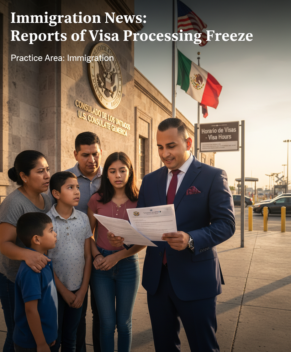 Immigration News: Reports of Visa Processing Freeze