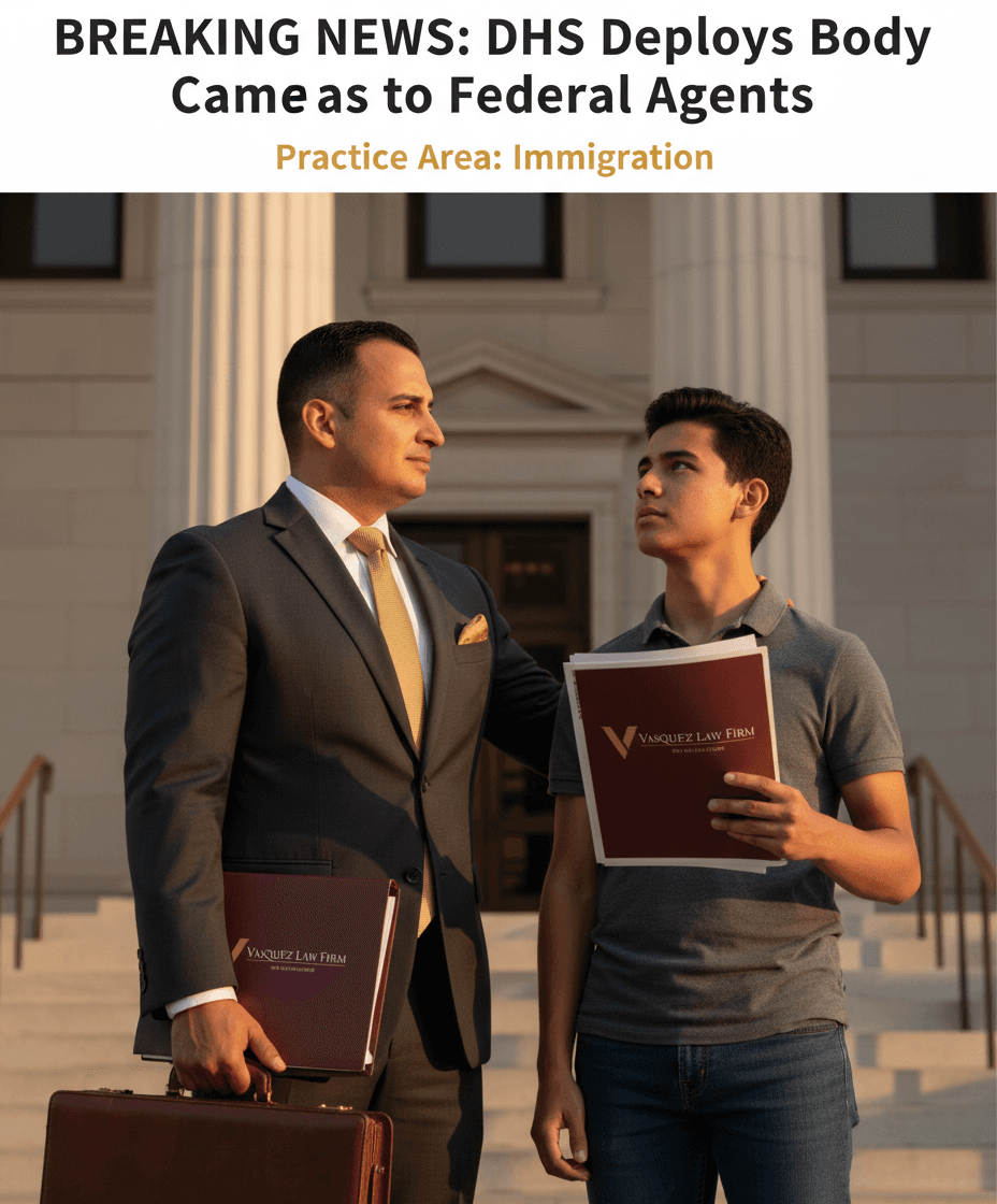 What DHS Body Cameras on Federal Agents Mean for Immigrants in 2026