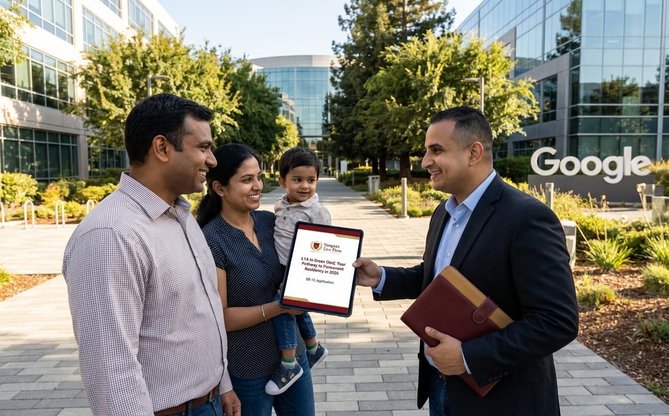 How to Go From an L1A Visa to a Green Card in 2026