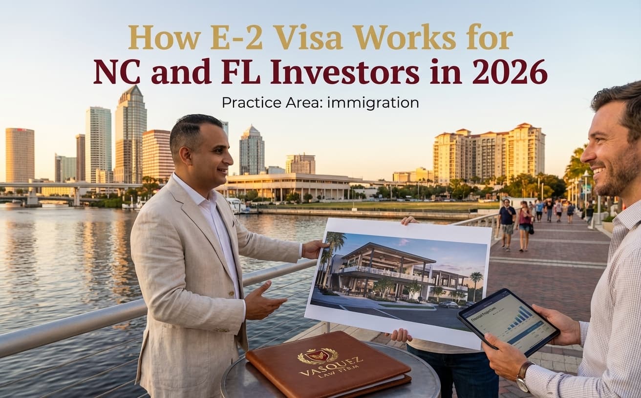 How E-2 Visa Works for NC and FL Investors in 2026