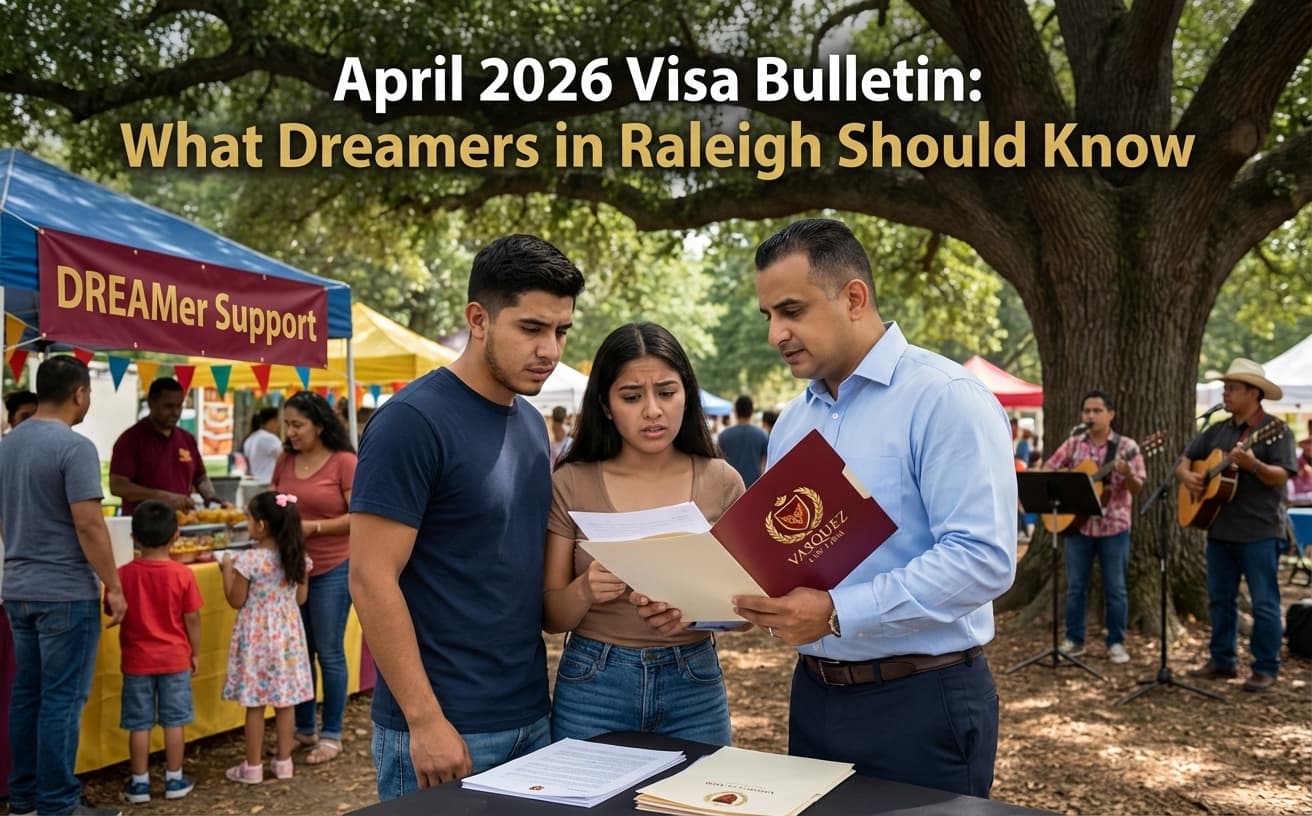 April 2026 Visa Bulletin: What Dreamers in Raleigh Should Know