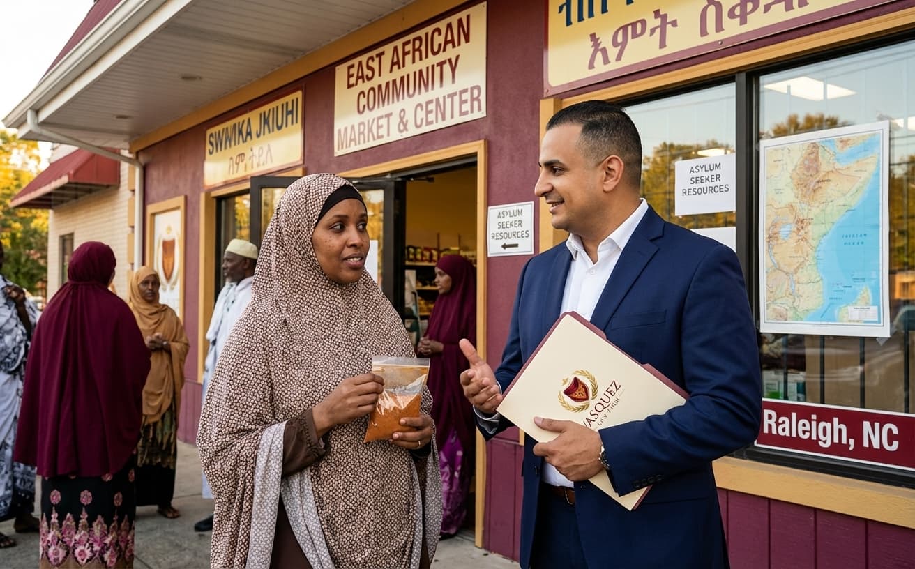 East African Asylum Seeker Rights in Raleigh NC in 2026