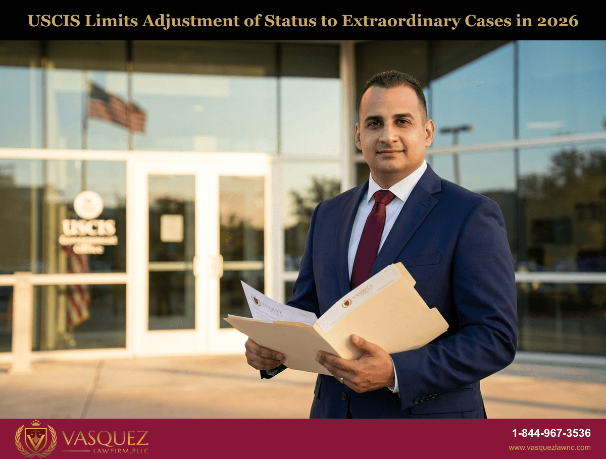 USCIS Limits Adjustment of Status to Extraordinary Cases in 2026