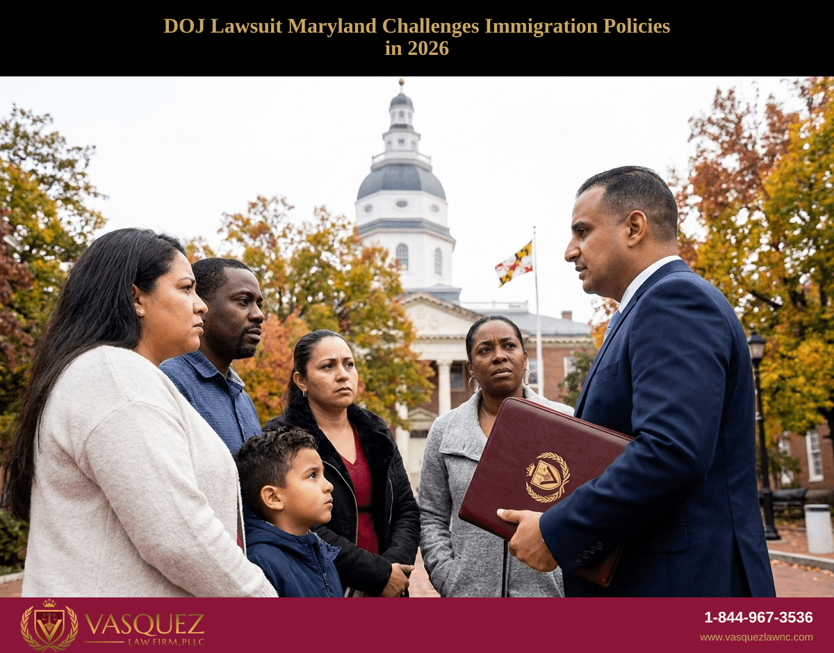 DOJ Lawsuit Maryland Challenges Immigration Policies in 2026