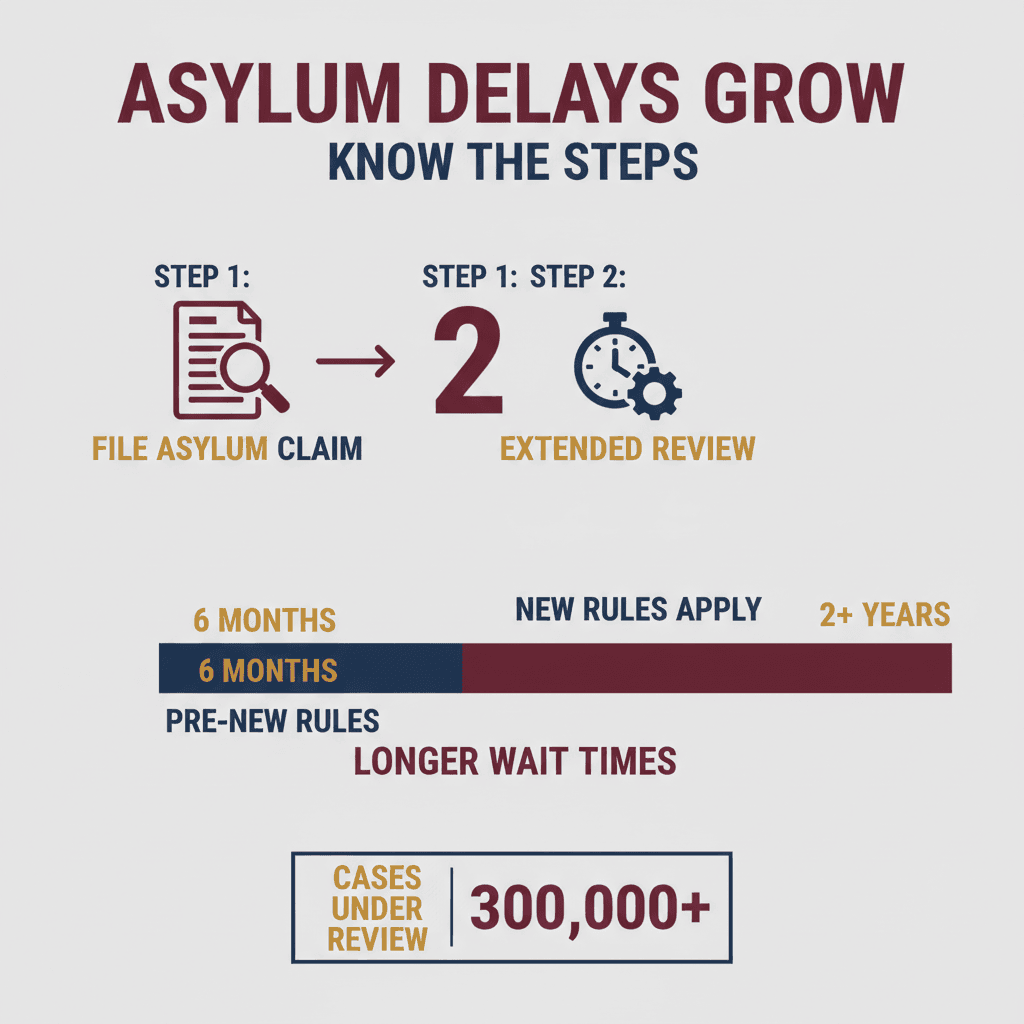 Key Statistics and Data for Immigration lawyers warn of delays as new asylum rules take effect nationwide
