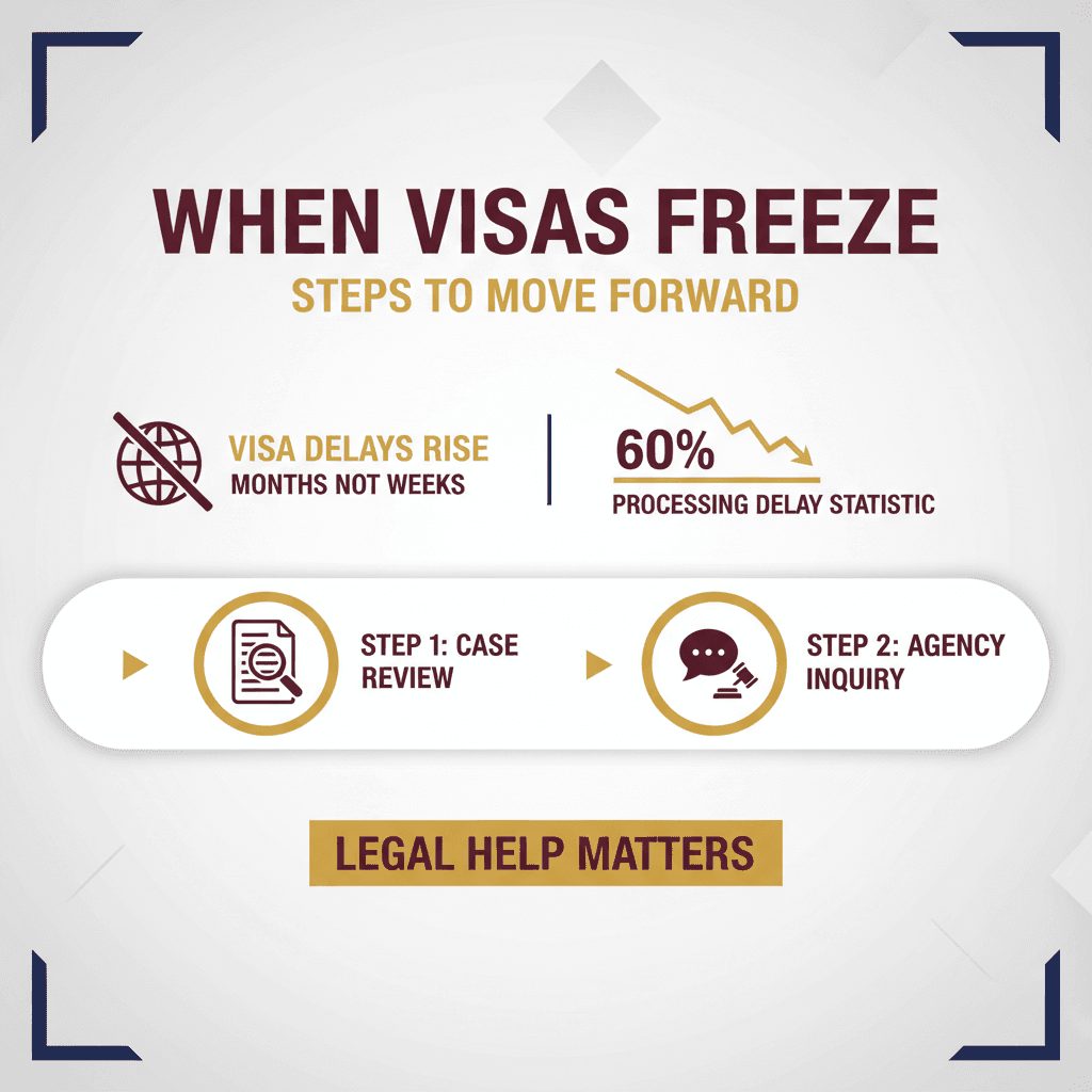 Estadísticas Clave y Datos para Cómo un Abogado de Inmigración Puede Ayudar Cuando el Trámite de Visa Se Congela