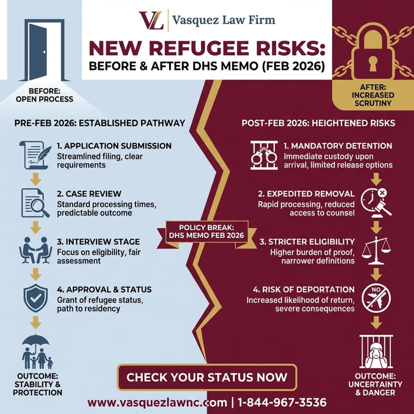Key Statistics and Data for What the Refugee Arrest Memo Means for Your Rights in 2026