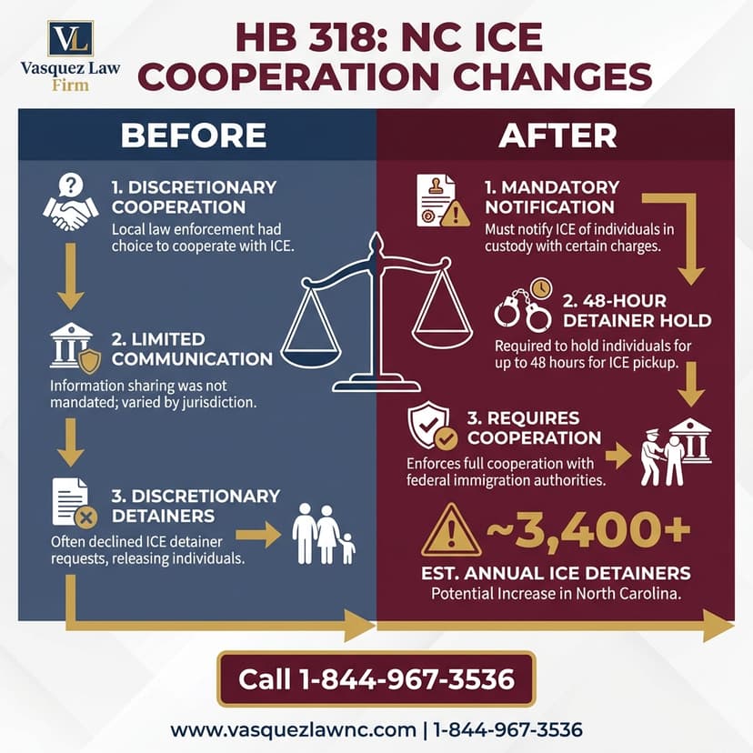 Key Statistics and Data for What Happens During Immigration Arrests in Raleigh in 2026