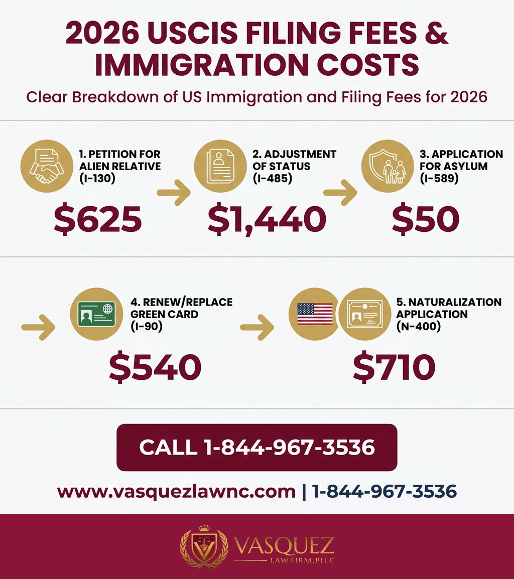 Visual Guide 1 for What Are US Immigration Fees and How Do They Work in 2026?