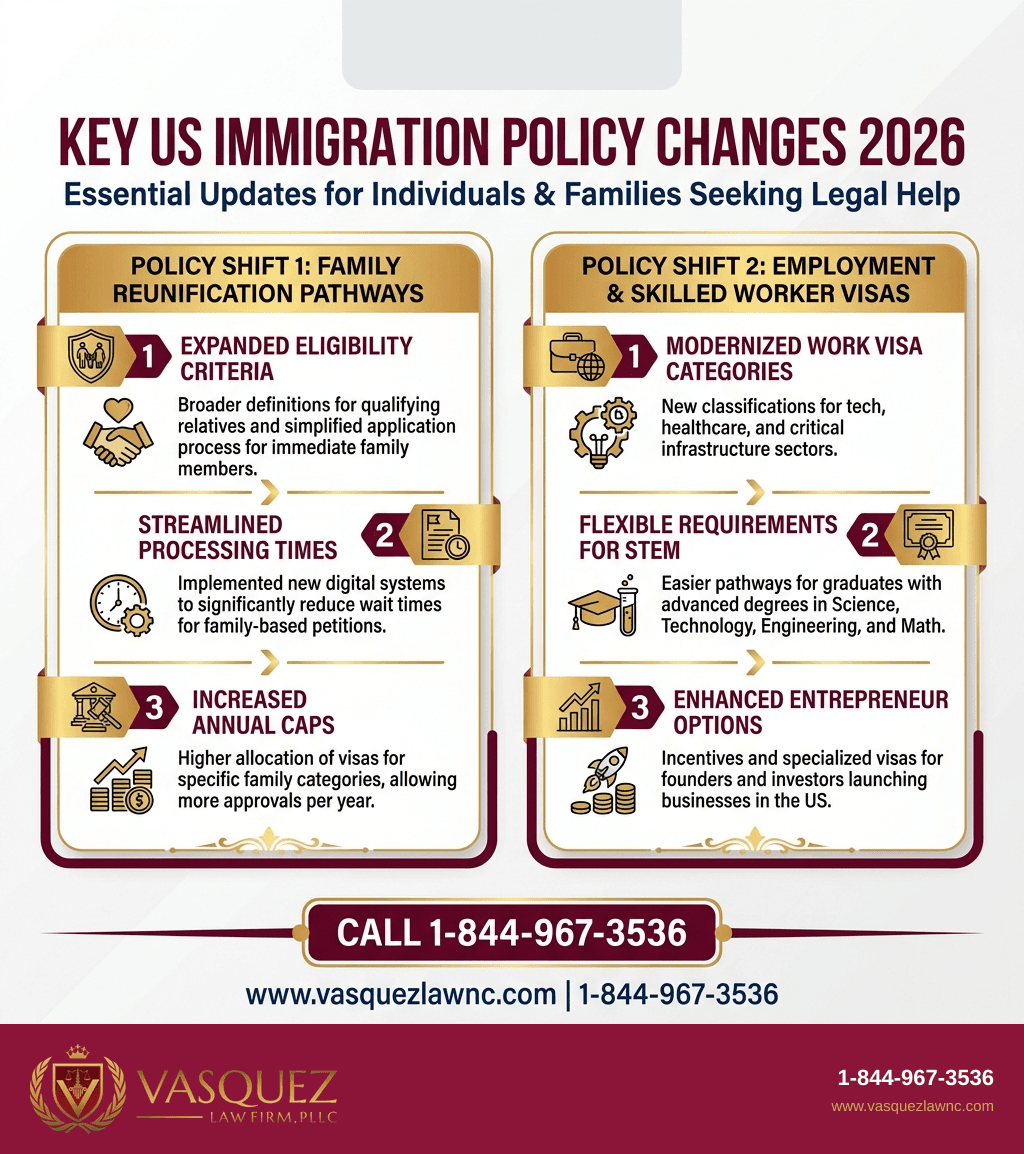 Visual Guide 1 for How US Immigration Policy Affects You in Raleigh in 2026