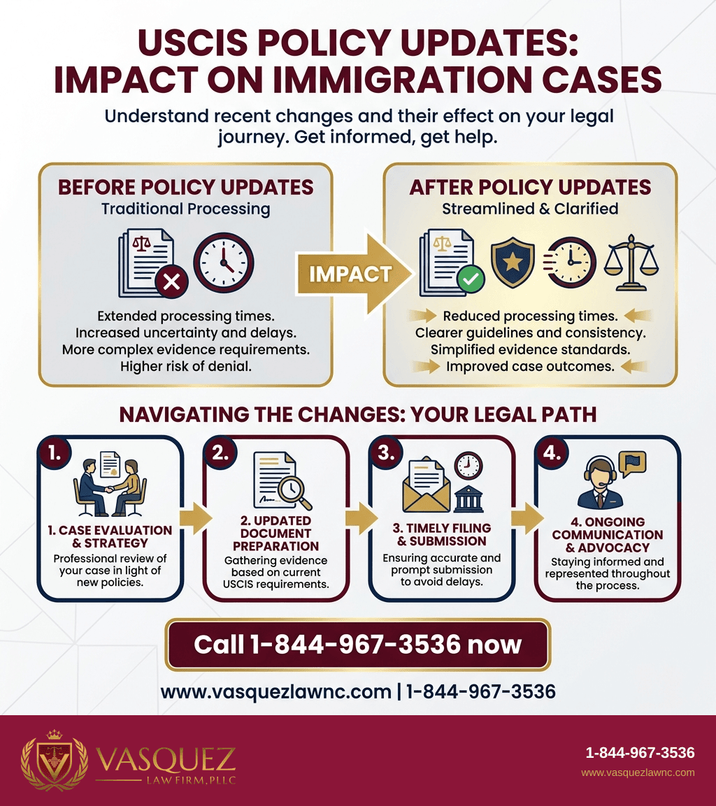 Estadísticas Clave y Datos para Impacto de los Memorandos de Política de USCIS en Casos Migratorios para 2026