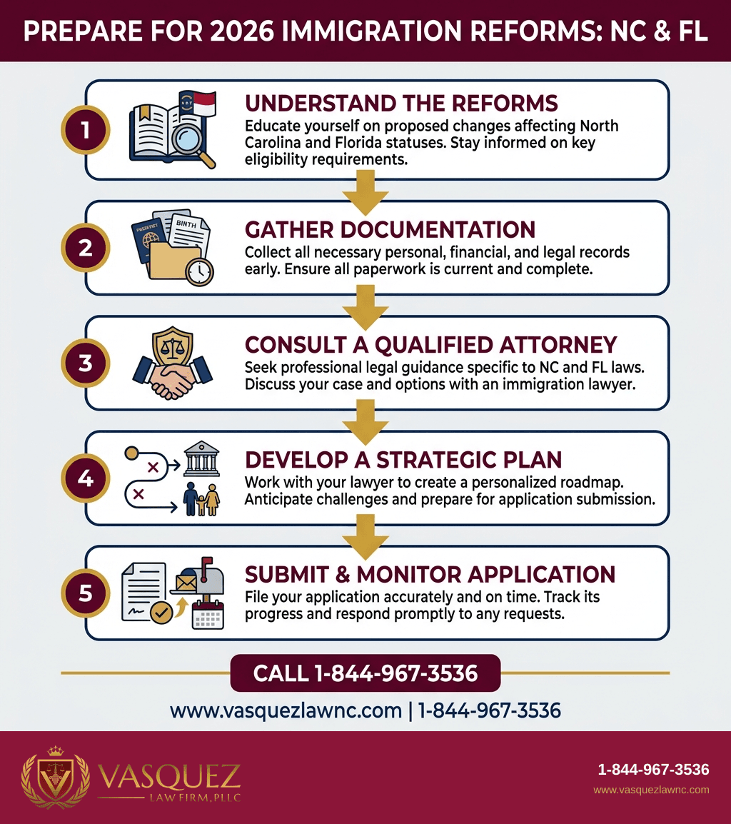 Visual Guide 1 for How Immigration Reform Is Changing in 2026 Across NC and FL