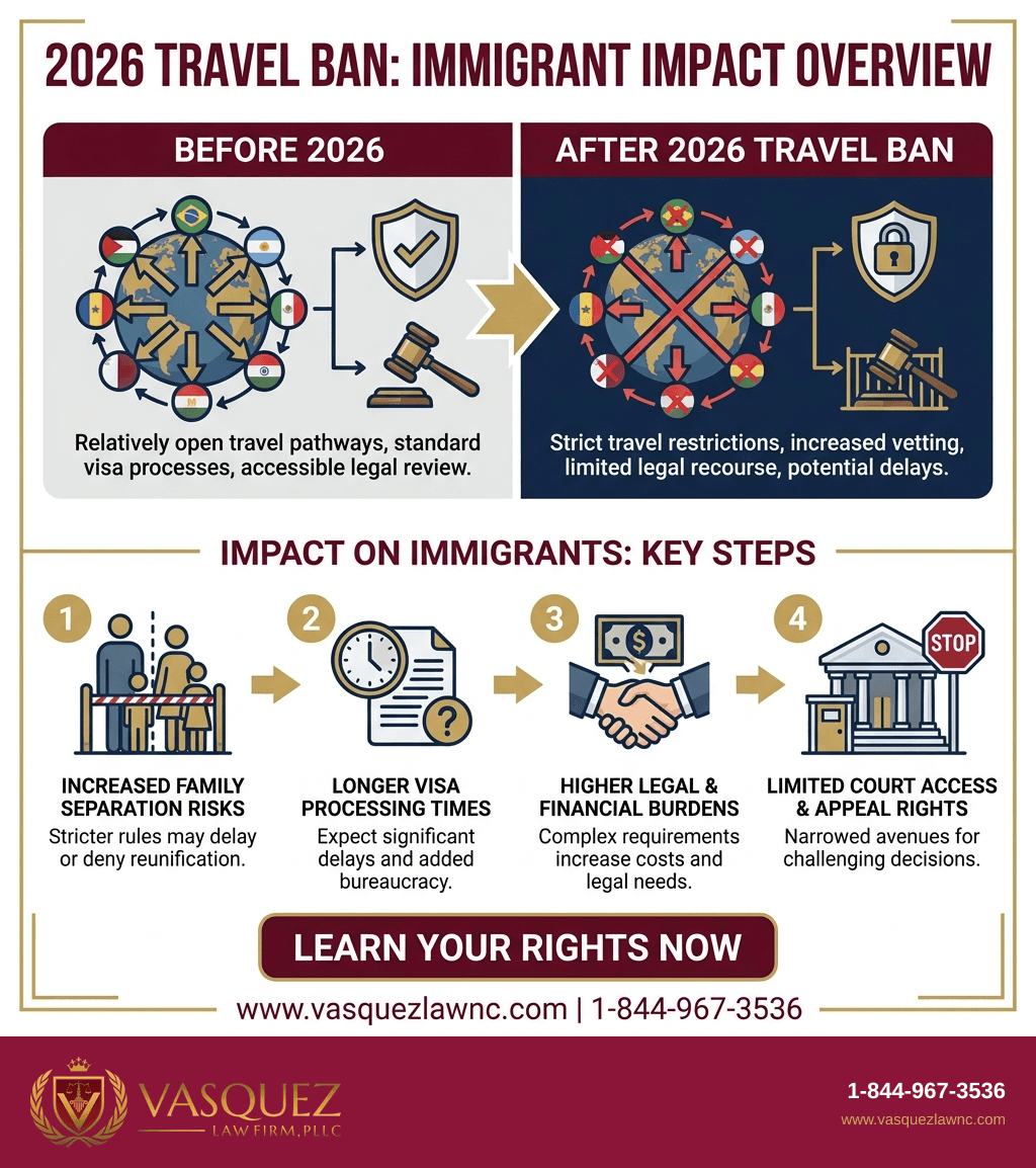 Visual Guide 1 for What Is the Travel Ban and How It Affects You in 2026