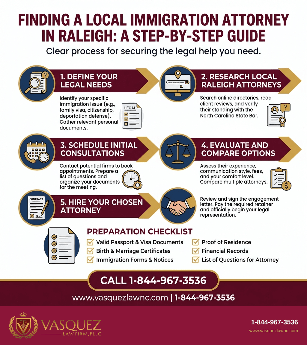 Visual Guide 1 for How Immigration Attorney Near Me Can Help in Raleigh 2026
