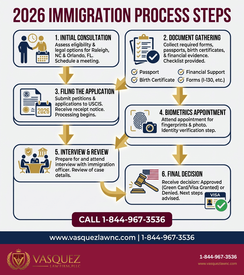 Visual Guide 1 for How Immigration Program Works in Raleigh NC and Orlando FL 2026