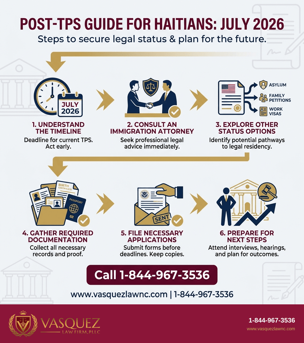 Visual Guide 1 for Haitians in NC and FL: Immigration Challenges and Options 2026