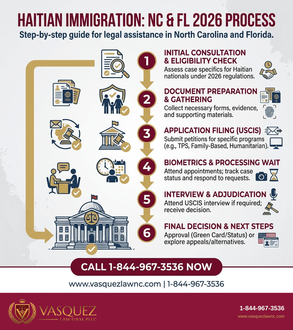 Visual Guide 1 for How Haitian Immigration Works in North Carolina and Florida in 2026