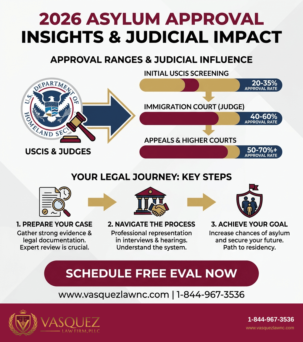 Visual Guide 1 for US Asylum Approval Rate in 2026: What You Need to Know