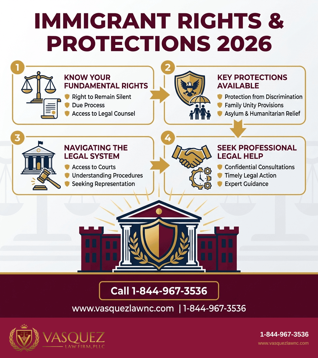 Visual Guide 1 for Immigrant Protection in 2026: What Rights Do You Have?