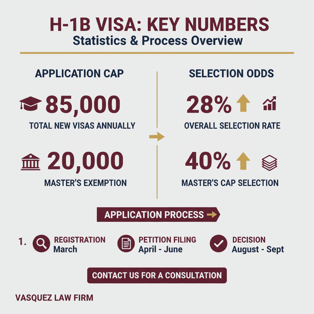 Process Timeline for A Complete Guide to H-1B Visa Requirements and Process in 2026