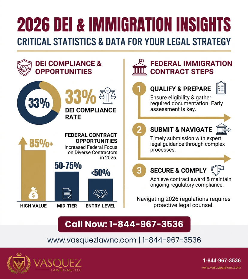 Key Statistics and Data for How DEI Compliance Works in Immigration Cases in 2026