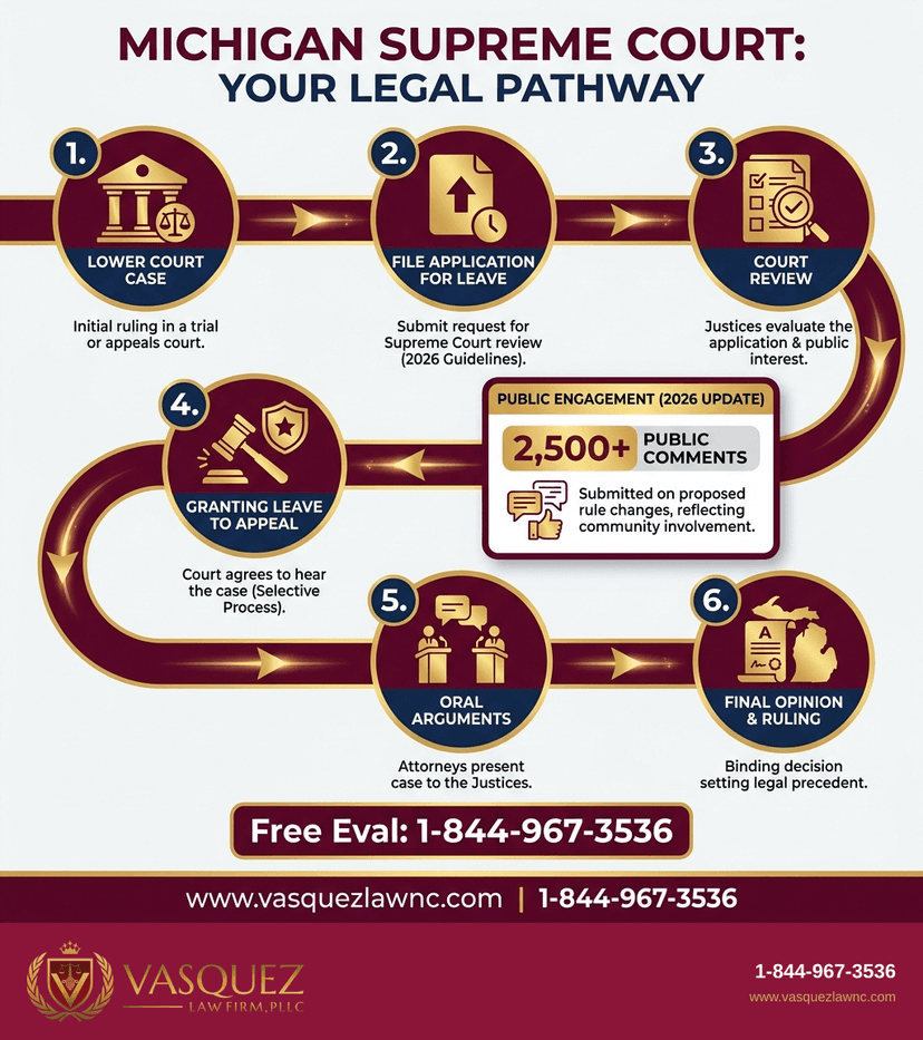 Process Timeline for Michigan Supreme Court Rulings: What They Mean in 2026