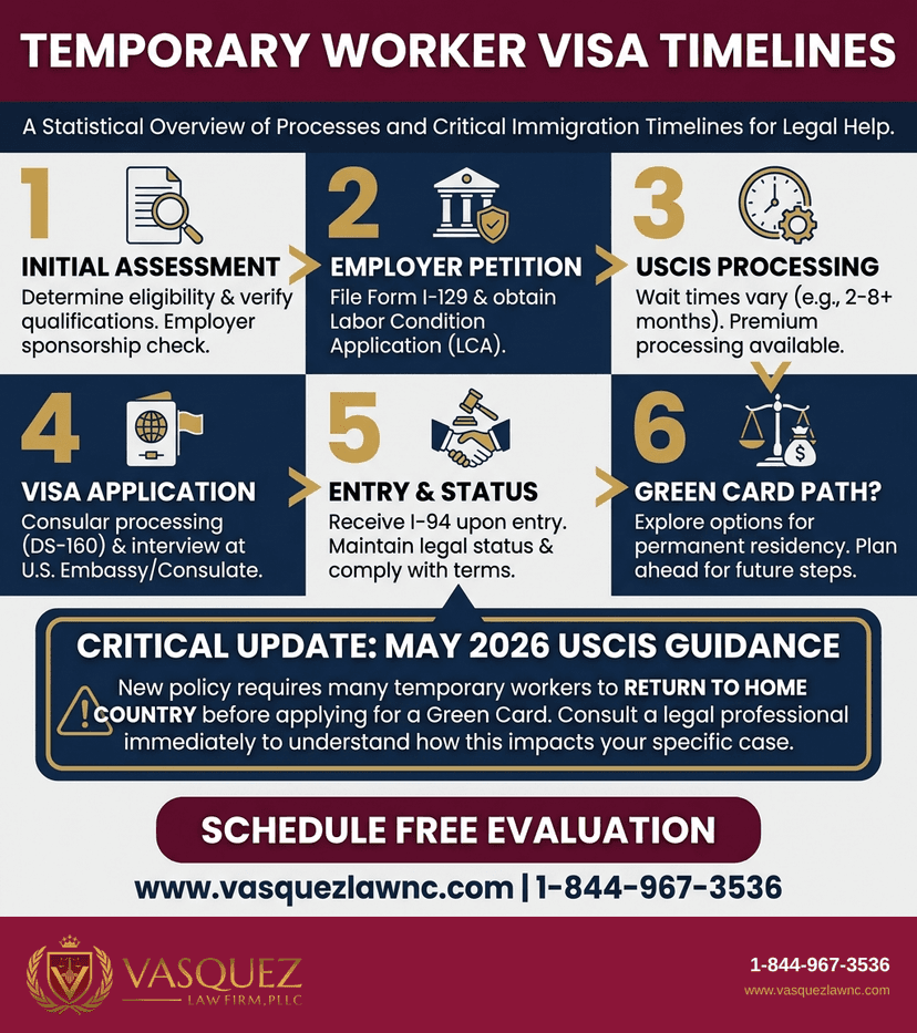 Key Statistics and Data for What Temporary Visa Holders Must Know in Raleigh in 2026