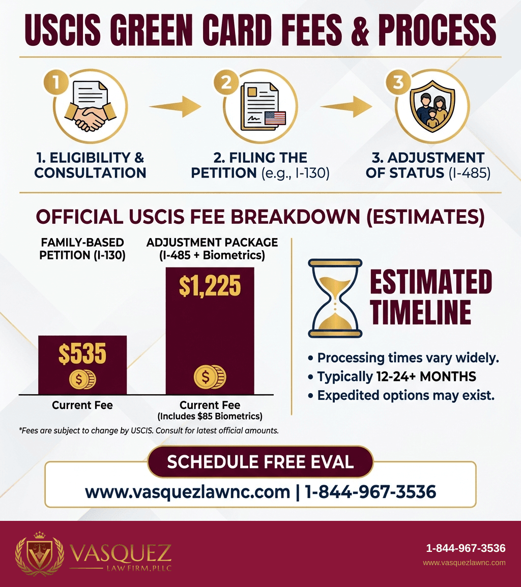 Visual Guide 2 for How Green Card Process Works: Steps and Timeline in 2026