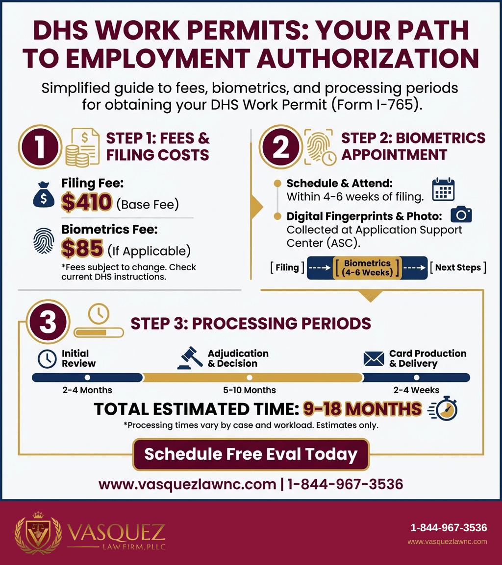 Visual Guide 2 for How DHS Immigrant Work Permits Work in Raleigh 2026
