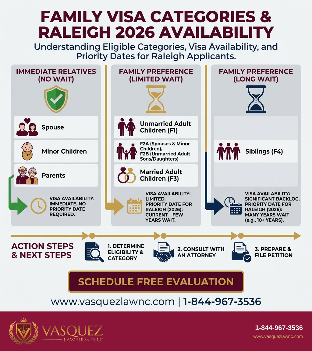 Visual Guide 2 for How Family-Based Green Cards Work in Raleigh in 2026