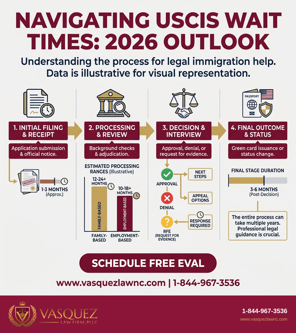 Visual Guide 2 for How USCIS Works for Immigrants in Raleigh in 2026
