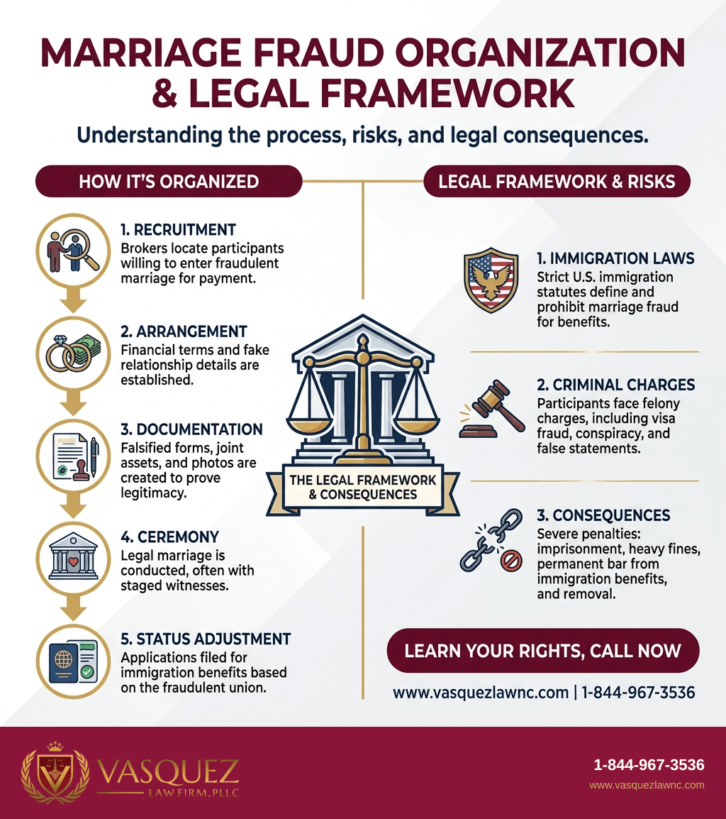 Línea de Tiempo del Proceso para ¿Cómo descubrió USCIS una red de fraude matrimonial de una década en 2026?