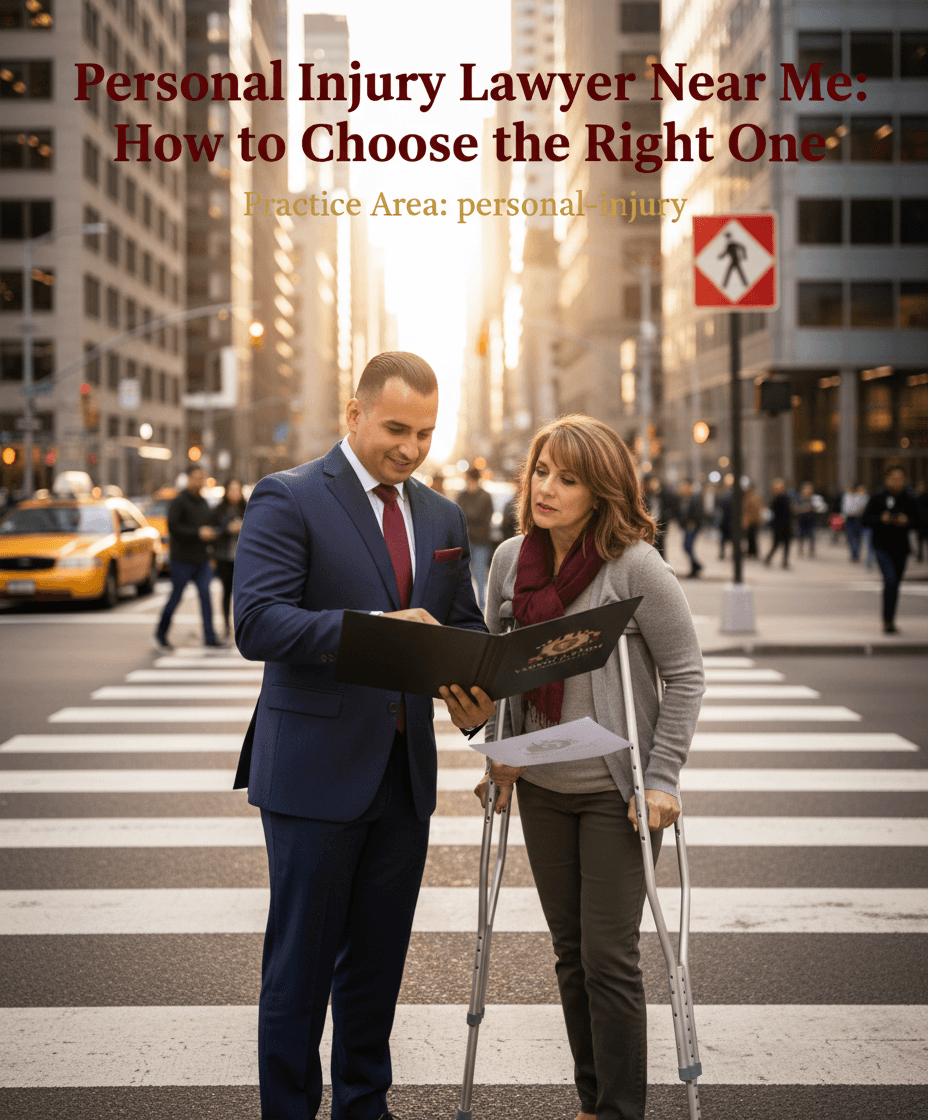 How to Choose the Right Personal Injury Lawyer Near You
