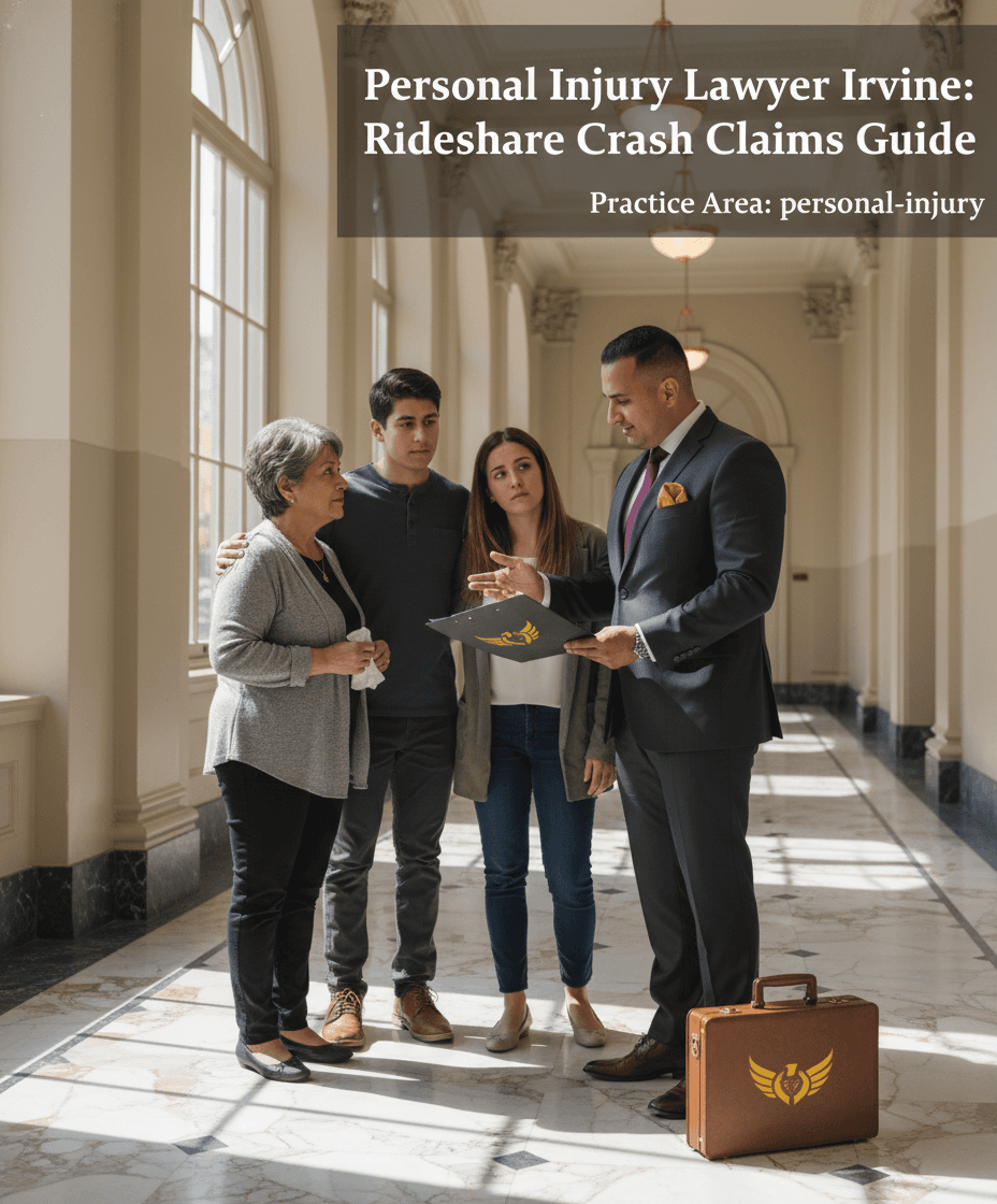 How to File a Rideshare Crash Claim With a Personal Injury Lawyer in Irvine