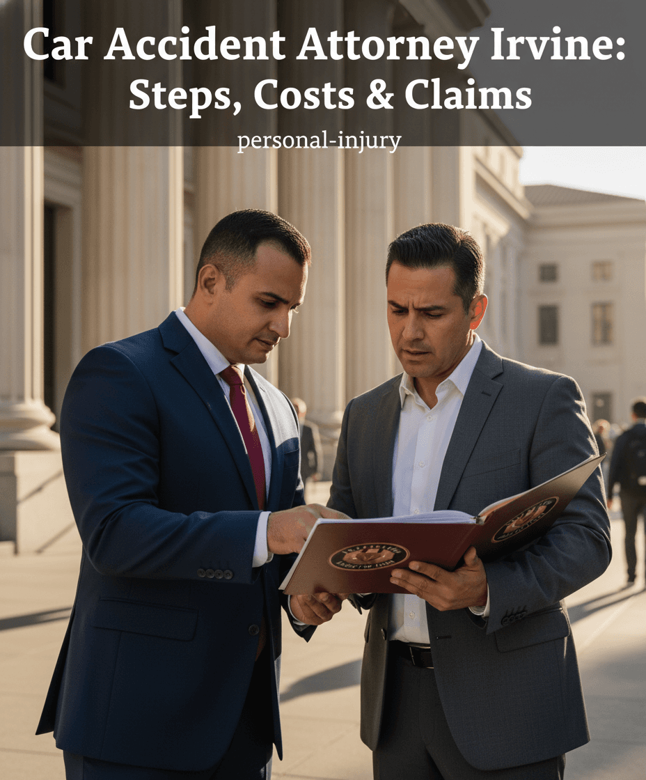 Steps to Take and Costs to Expect After a Car Accident in Irvine