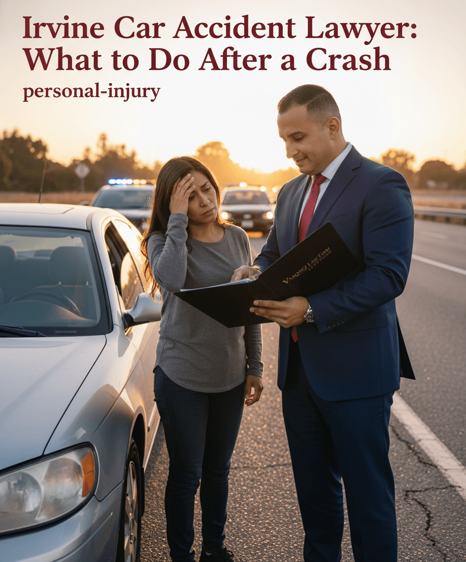 What to Do After a Car Accident in Irvine in 2026