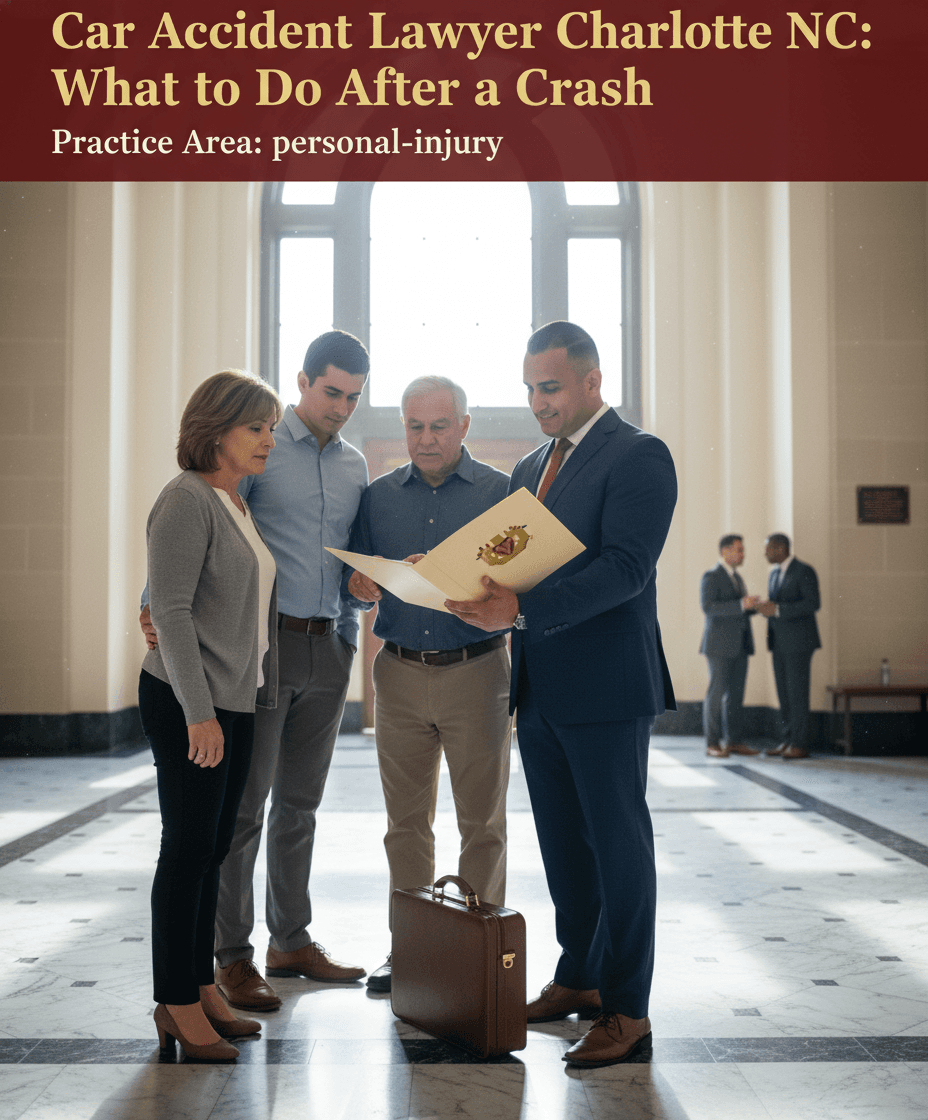 What to Do After a Car Accident in Charlotte NC